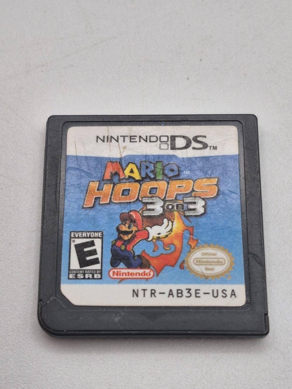 Mario Hoops 3 on 3 (Nintendo DS, 2006) Authentic Cartridge Only Tested Working